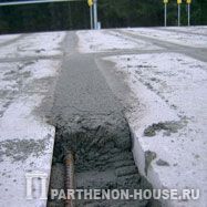 Строительство дома из газобетона, газобетонных блоков. Сборные панели перекрытия из газобетона.